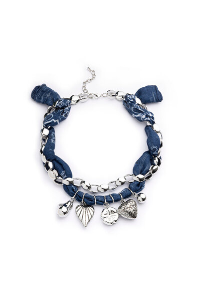 Twist KARMA FİGÜRLÜ KUMAŞ MIX KOLYE