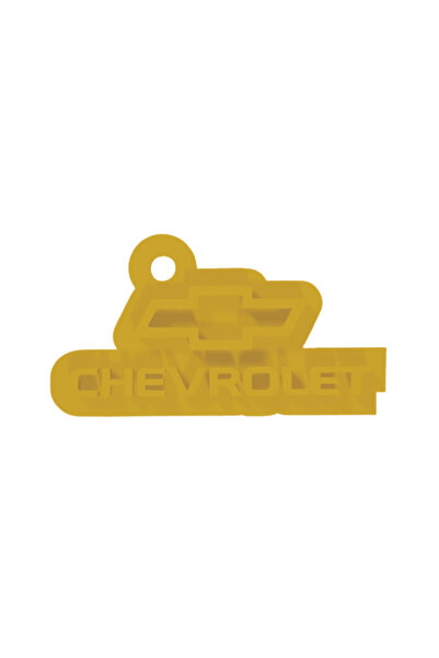 OEM Keychain, "CHEVROLET", 26X 48 mm gold
