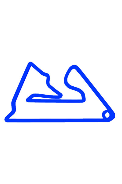 OEM Μπρελόκ, "FORMULA 1 SAKHIR", 34Χ 60 χιλ. μπλε