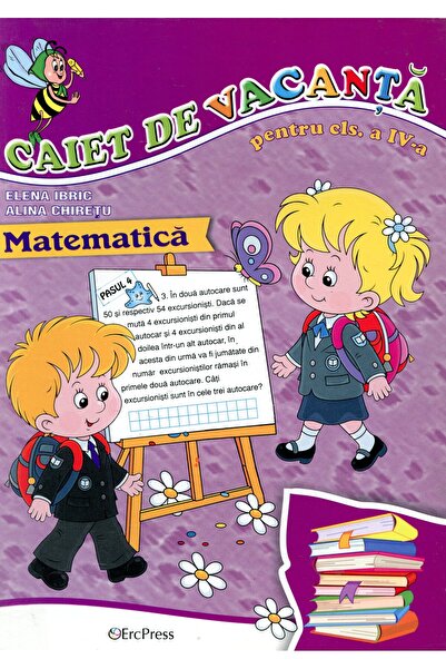 Editura Erc Press 4th grade vacation notebook - mathematics