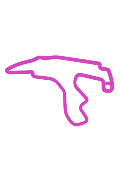 OEM Μπρελόκ, "FORMULA 1 SPA", 40Χ60 χιλ. ανοιχτό μοβ