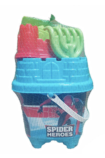 burak toys Set of 6 sand toys Castle No.1 Blue