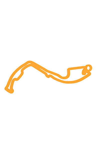 OEM Breloc chei, "FORMULA 1 MONACO", 22X 60 mm portocaliu