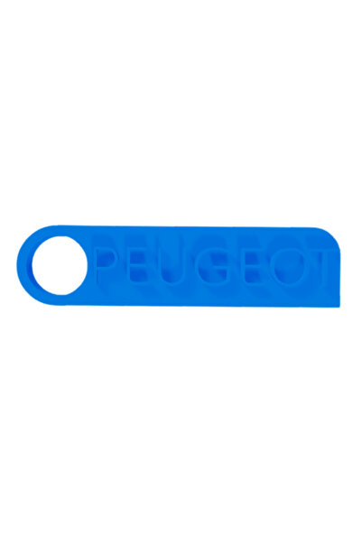 OEM Μπρελόκ,  "PEUGEOT ", 15Χ 60 χιλ. μπλε