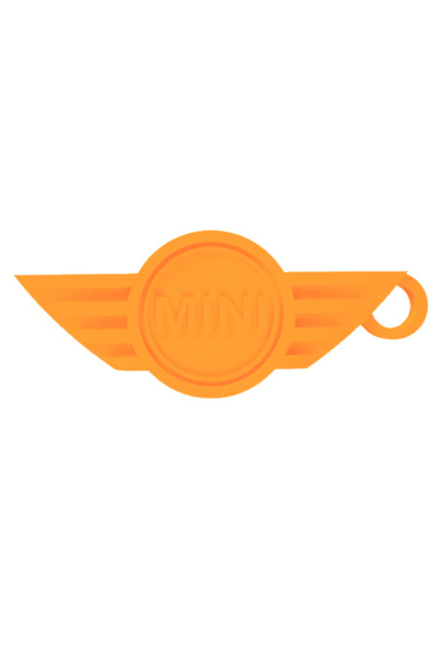 OEM Μπρελόκ,  "ΜΙΝΙ ", 29Χ73 χιλ. πορτοκαλί