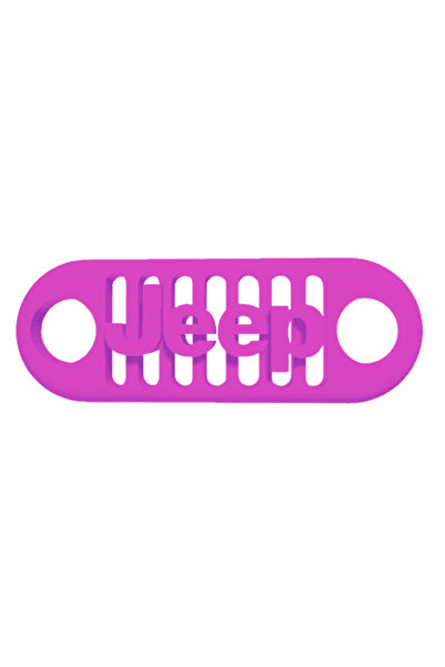 OEM Μπρελόκ,  "jeep ", 23x 63 χιλ., ανοιχτό μοβ.