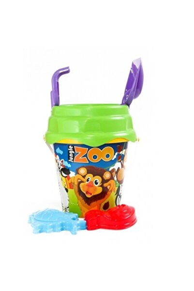 burak toys Sand toy set with 8 pieces Green Drawings