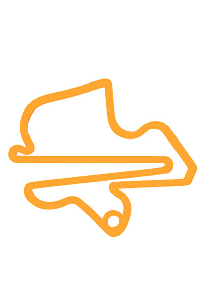 OEM Μπρελόκ, "FORMULA 1 SEPANG", 42Χ50 χιλ. πορτοκαλί