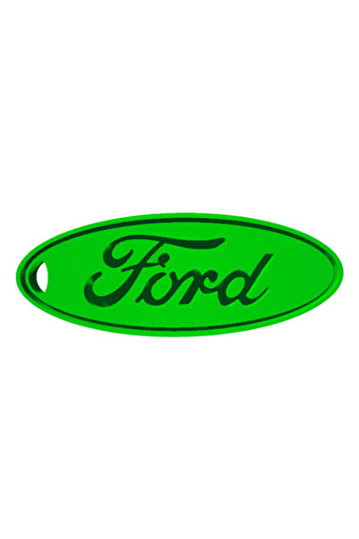 OEM Μπρελόκ,  "FORD ", 50 x 19 χιλ., πράσινο