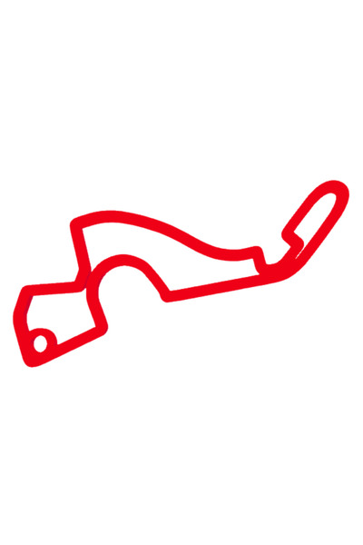 OEM Μπρελόκ, "formula 1 sochi", 33x60 χιλ., κόκκινο