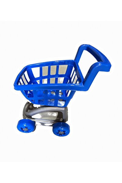 burak toys Supermarket shopping trolley Blue