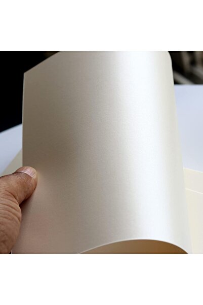 Generic A5 Ice Gold Ivory 300gsm Wedding Card Paper Shiny 20 Sheets