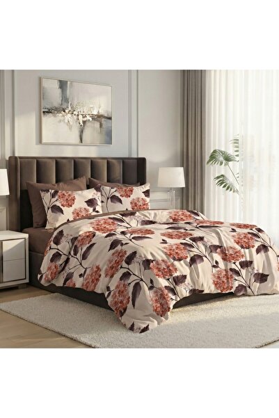 Pucioasa Σετ παπλωματοθήκης διπλό εκλεκτό 6 τεμαχίων, Ορτανσίες