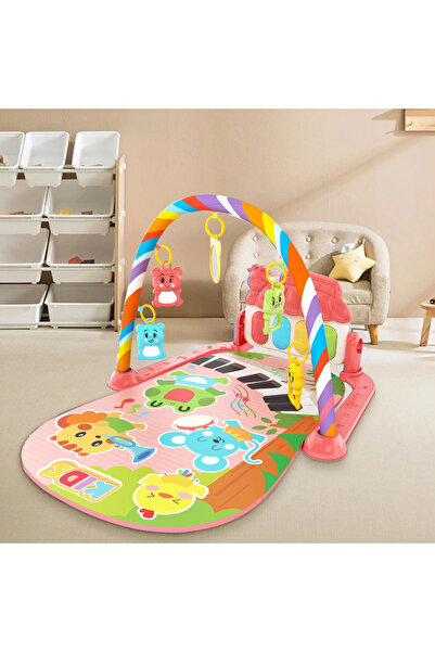 Salamandra Kids Saltea de activități pentru bebeluși, jucării interactive, pi...