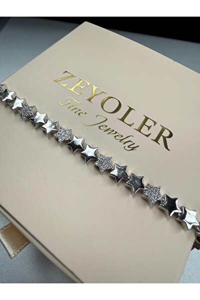 ZEYOLER FineJewelry Nova Star Taşlı Gold Bileklik