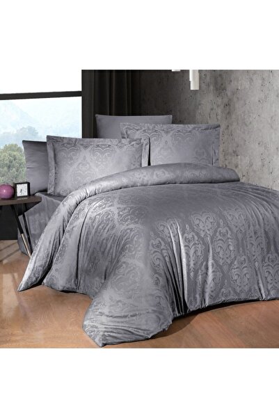 First Choice Luxury double bed linen jacquard satin 6 pieces, First Choice, S...