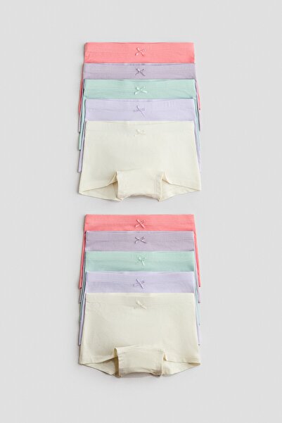 H&M 10’lu Pamuklu Boxer Külot