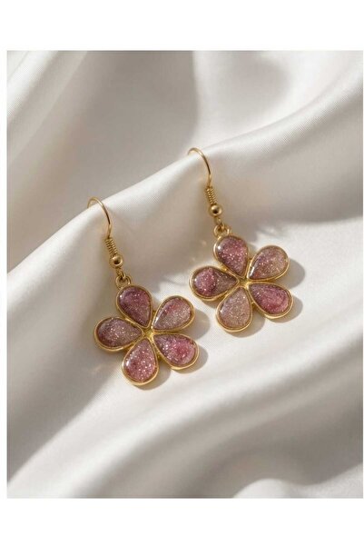 Dodemert Home Alaca Papatya Polymer & Epoxy Design Earrings (Stainless Steel ...