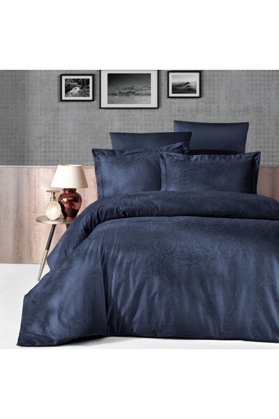 First Choice Luxury double bed linen jacquard satin 6 pieces, First Choice, T...