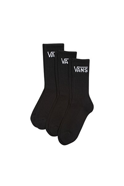 Vans ΚΑΛΤΣΕΣ CLASSIC K CREW ΣΕ ΣΥΣΚΕΥΑΣΙΑ ΤΩΝ 3 ΜΑΥΡΕΣ 27-30.5