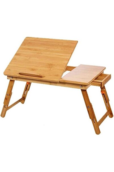 OEM Τραπέζι λάπτοπ, Μπαμπού, 57.9 x 37.1 x 5.7