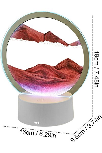 caixing Red colored sand lamp
