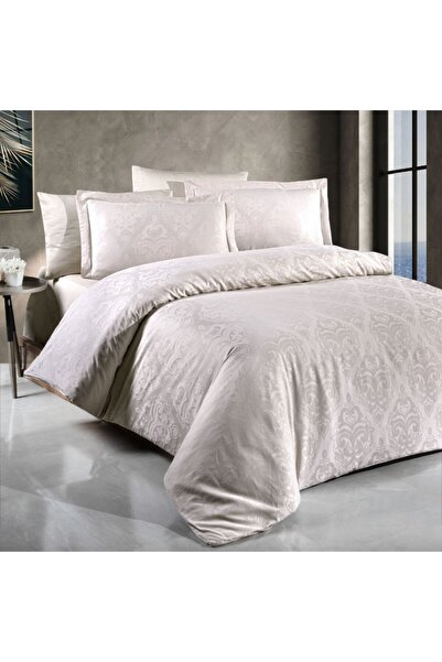 First Choice Luxury double bed linen jacquard satin 6 pieces, First Choice, S...