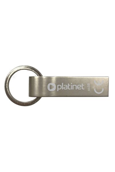 Platinet USB Stick PLYFD64GKD, 64 GB (Ασημί)