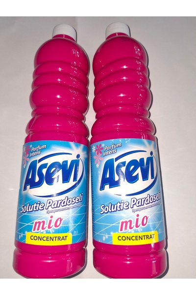 ASEVI 2 sticle x 1L Mio Solutie pardoseli parfum intens de Trandafir