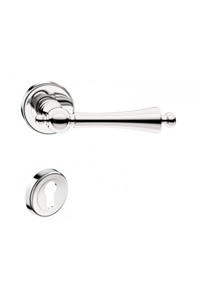 THG CENTURY Chrome Door Handles with Lock Rosette