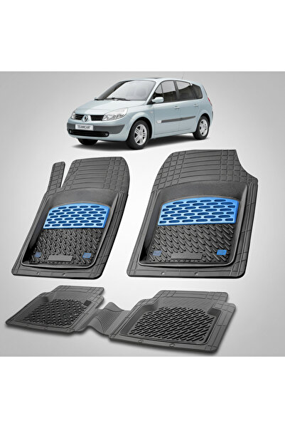 TEAMCAR Renault Scenic II 2 MPV Συμβατά Πατάκια Δαπέδου 2006-2009 |   Μπλε