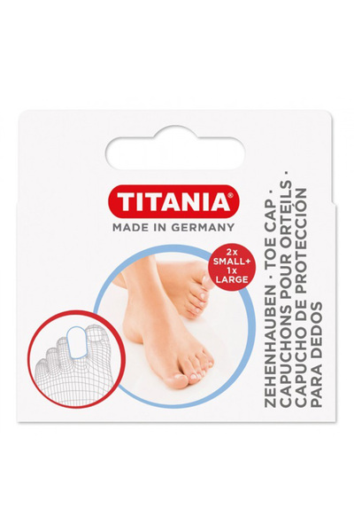 TİTANİA Set of 3 Titania toe protectors, 2 small, 1 large