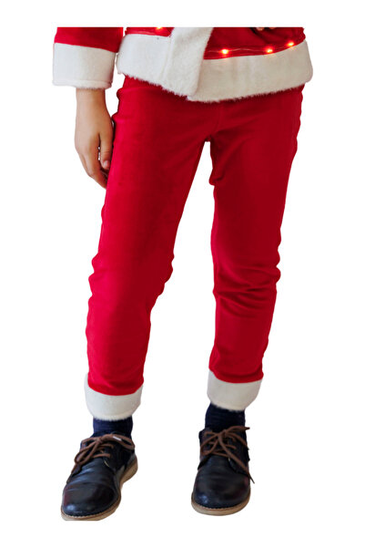 fustite cu luminite Santa Claus Pants, Red Velvet - 2-3 years (92-98 cm)