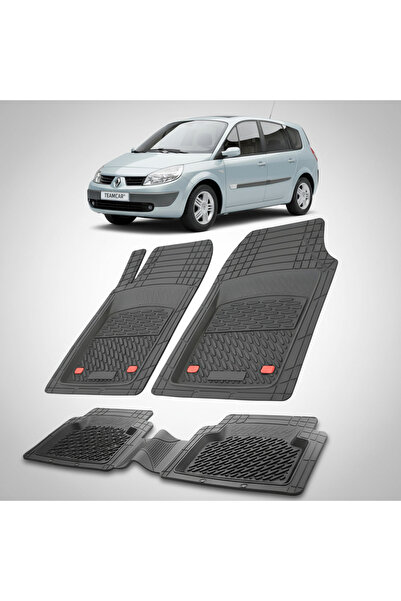 TEAMCAR Renault Scenic II 2 MPV Συμβατά Πατάκια Δαπέδου 2006-2009 |   Μαύρο
