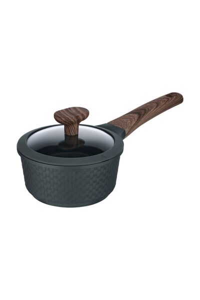 Resto Black Pot with Lid