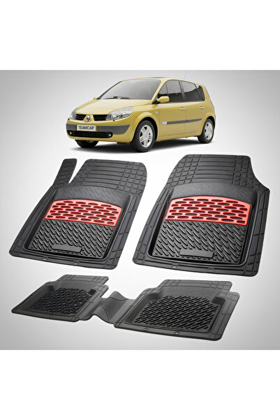 TEAMCAR Renault Scenic II 1 MPV Συμβατά Πατάκια Δαπέδου 2003-2006 |   Κόκκινο