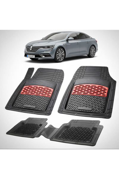 TEAMCAR Renault Talisman 2 Sedan Συμβατά Πατάκια Δαπέδου 2020-2022 |   Κόκκινο