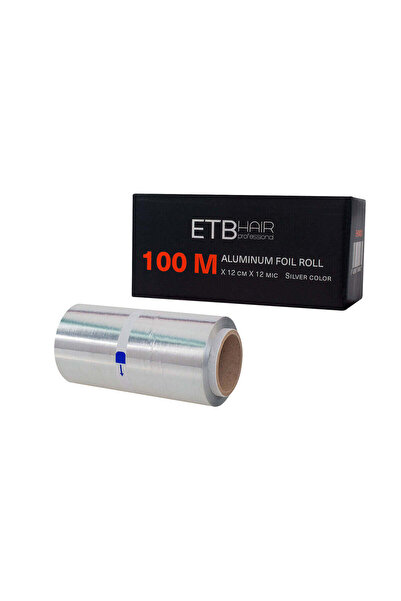 ETB HAIR Rolă de folie de aluminiu de unică folosință ETB pentru fire 100 m x...