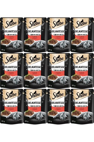 SHEBA ® Sığır Etli Yaş Kedi Maması 85 gr (12 Adet)