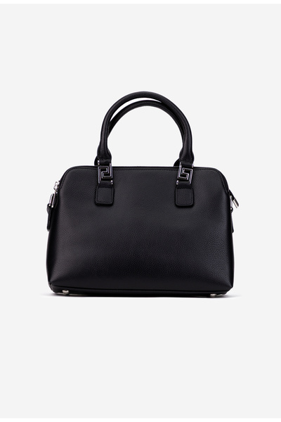 Dasha Black textured Leather women's bag
