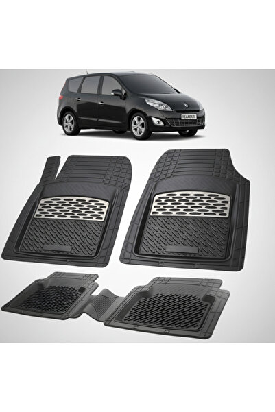TEAMCAR Πατάκια δαπέδου για Renault Grand Scenic III 1 MPV (Μακρύ) Συμβατά 20...