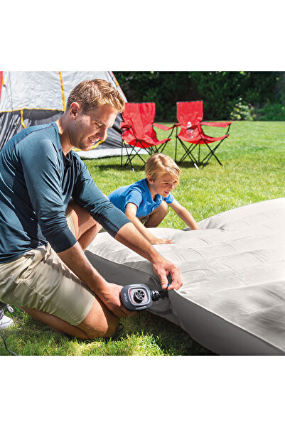 TOHA Intex 12V Electric Air Pump with Car Cigarette Lighter Input 600 L/Min P...