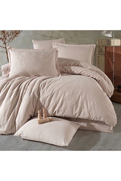 Clasy Премиум жакардово спално бельо с бродерия, Home, Marlet V3 Розово