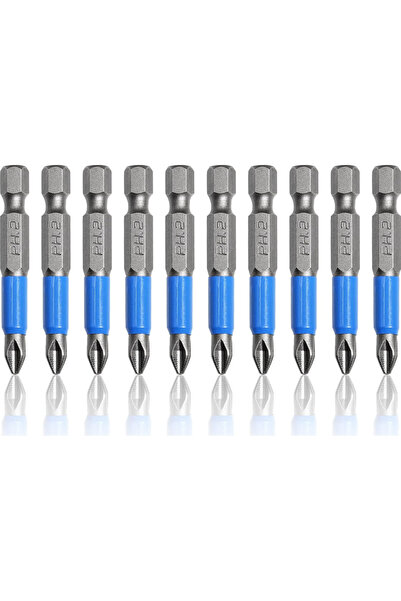 OEM Set 10 Biti 50mm - Biti Surubelnita Magnetici S2 PH2