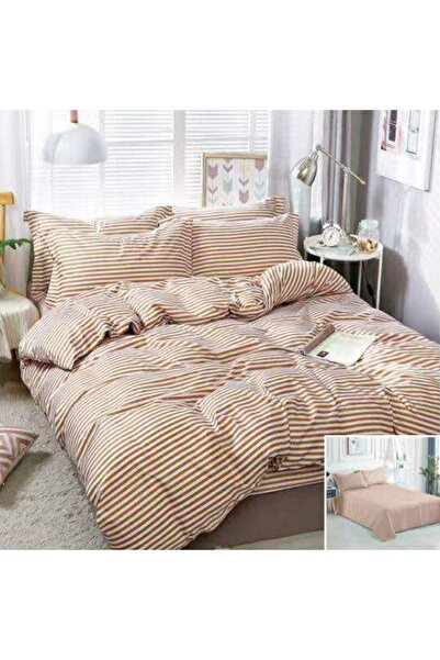 OEM Bed linen, 2 people, satin cotton, 4 pieces, with print, LSN4650