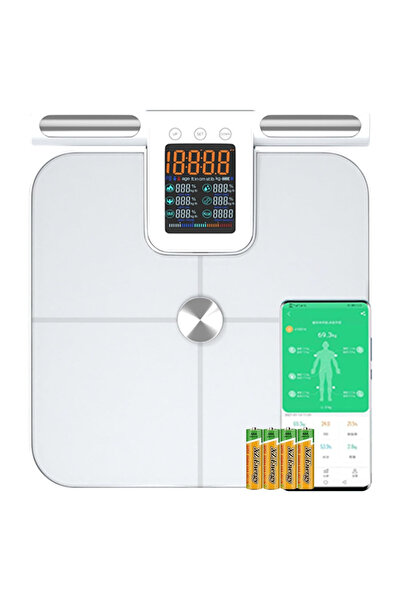 LIROPAU Large Screen Body Analysis Scale with Display, 8 Precise Sensors and ...