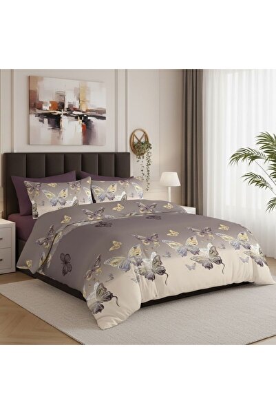 Pucioasa Lenjerie de pat dublu, Elvo Butterflies