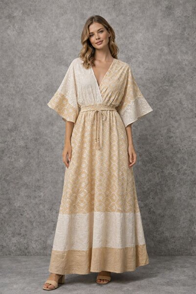 Generic Short Sleeve Cotton Dress