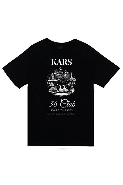 fame-stoned Kars 36 Ani Ruins Kars Castle Kaz City Printed Unisex 100% Cotton...