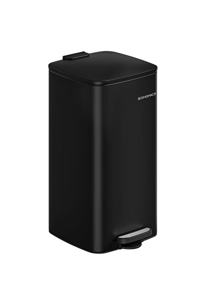 SONGMICS Cos gunoi 34x29x54 cm, 30L, cu pedala, capac silentios si galeata in...